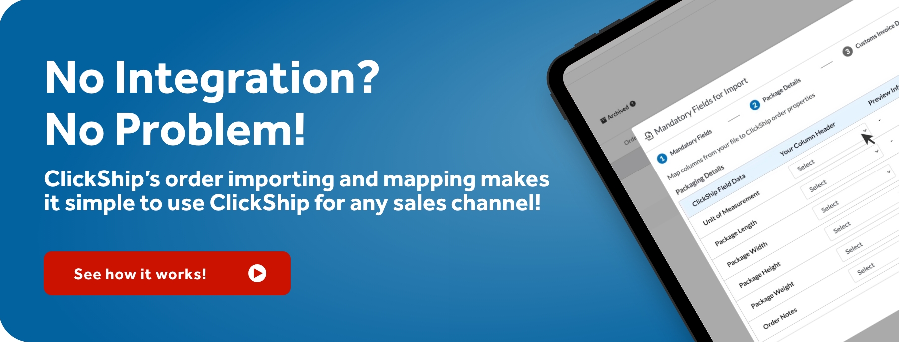 No Integration No Problem! Mapping Feature