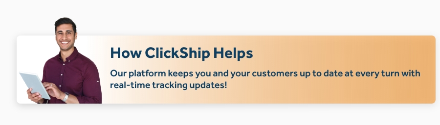 Our platform keeps you and your customers up to date at every turn with real-time tracking updates!