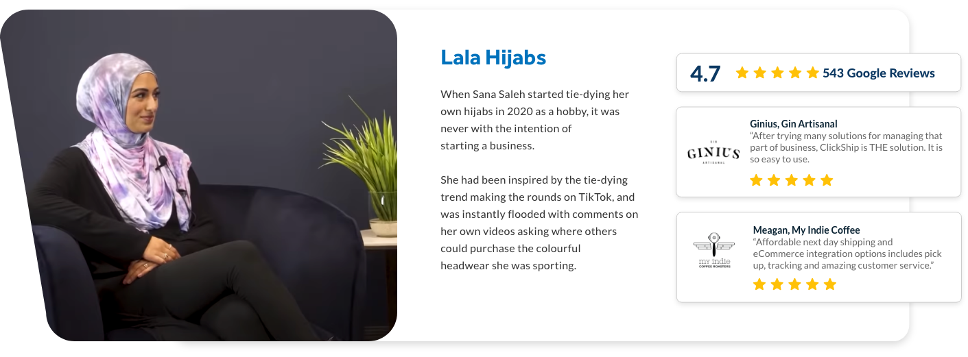 Lala Hijabs Testimonial EN