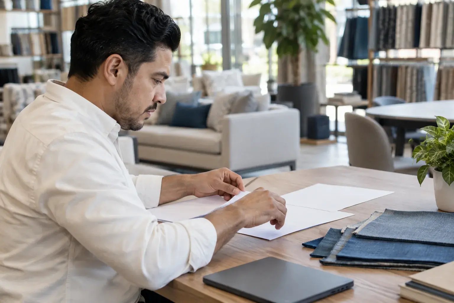 A wholesale administrator organizes order information for import.