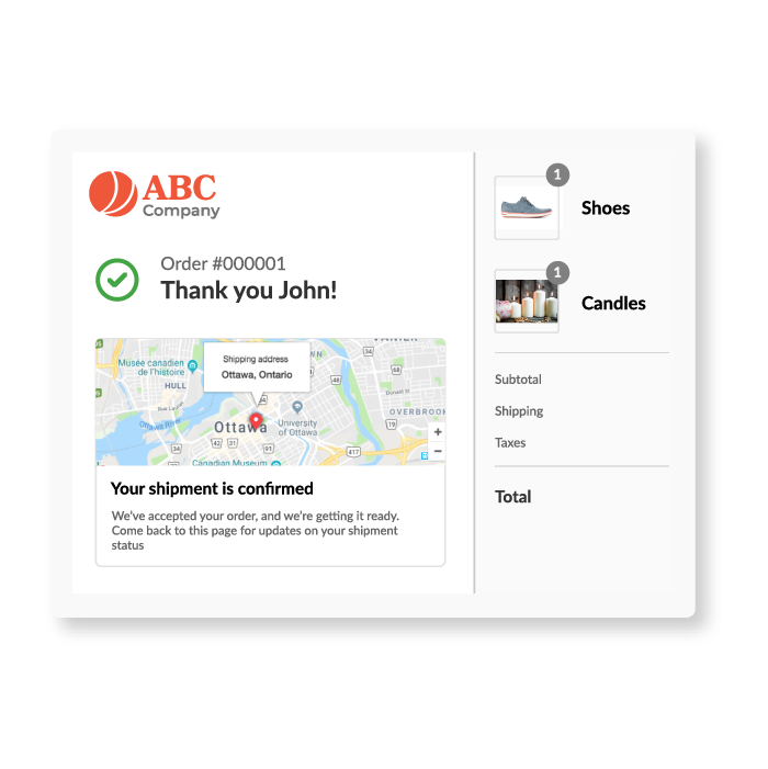 Adv Custom Branding - Order Confirmation